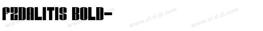 FZDaLiTiS Bold字体转换